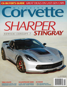 CORVETTE MAGAZINE 2014 OCT - NOWICKI CONCEPT 7 STINGRAY,'92 COUPE, GULSTRAND GS